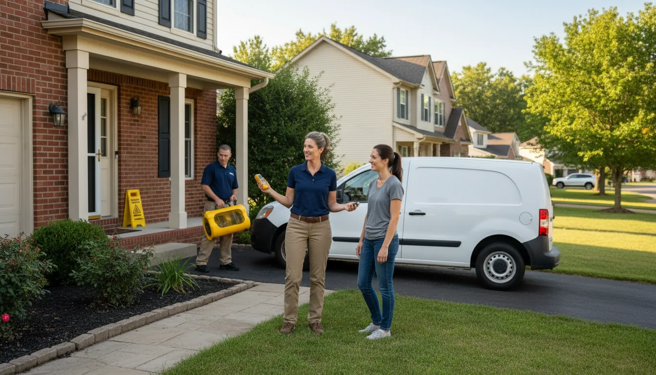 Water restoration image for Fire And Smoke Damage Restoration in Cannelburg, IN